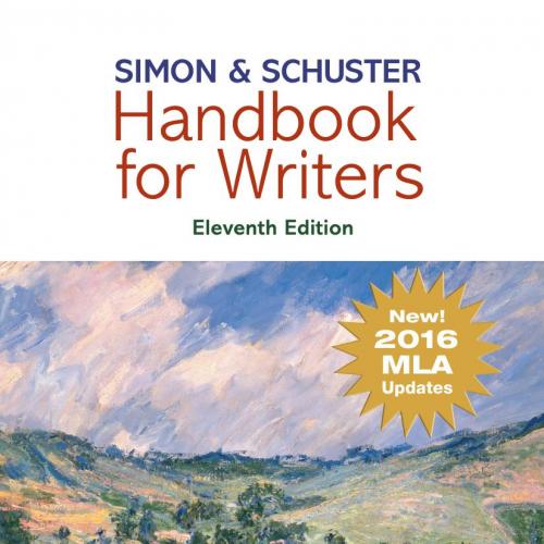 simon & schuster handbook for writers 11th edition