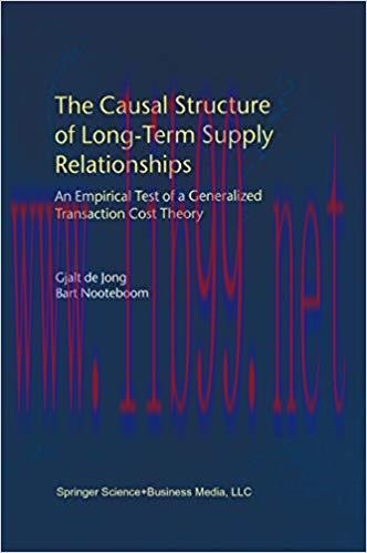(PDF)The Causal Structure of Long-Term Supply Relationships: An Empirical Test of a Generalized...
