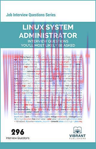 [FOX-Ebook]Linux System Administrator Interview Questions You'll Most Likely Be Asked, 3rd Edit...