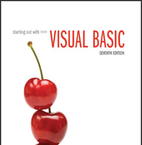 (Test Bank)Starting Out With Visual Basic, 7th Edition Tony Gaddis.zip