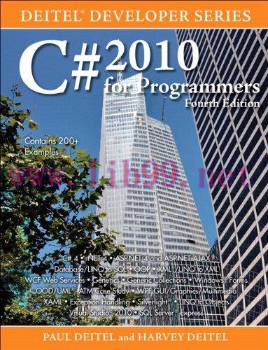 [FOX-Ebook]C# 2010 for Programmers, 4th Edition