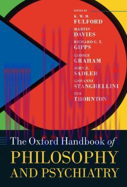 [AME]Oxford Handbook of Philosophy and Psychiatry