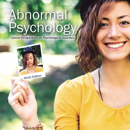 Abnormal Psychology Clinical Perspectives on Psychological Disorders 9th