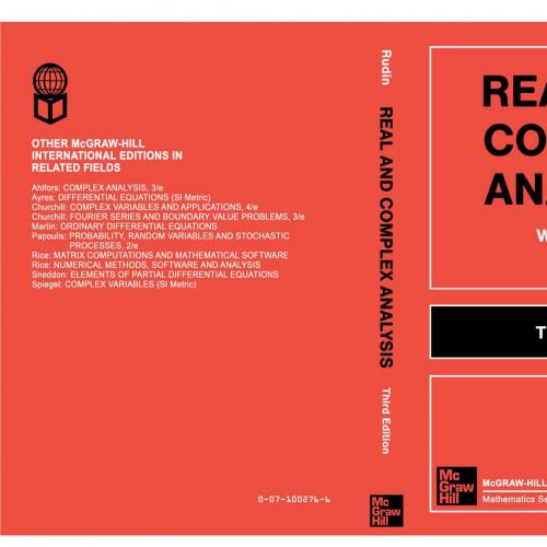 Real and complex analysis 3rd edition by Walter Rudin-未知-