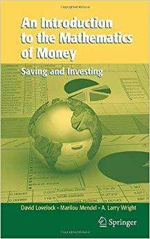 (PDF)An Introduction to the Mathematics of Money Saving and Investing (Texts in Applied Mathema...