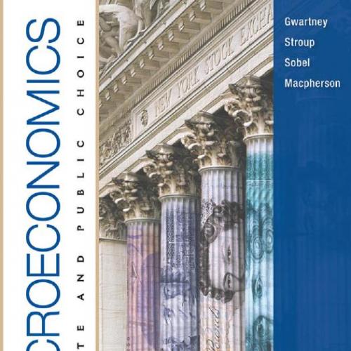 Macroeconomics-Private and Public Choice,13th Edition