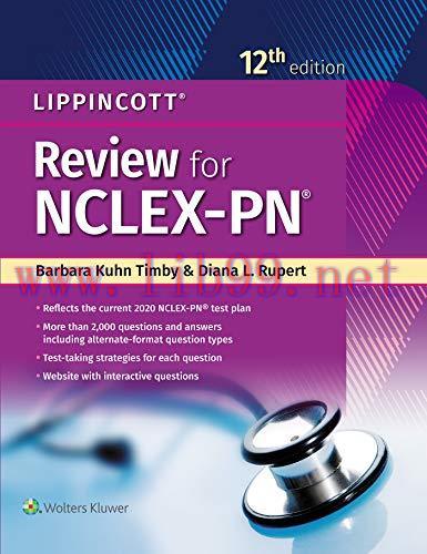 [AME]Lippincott Review for NCLEX-PN, 12ed (epub)