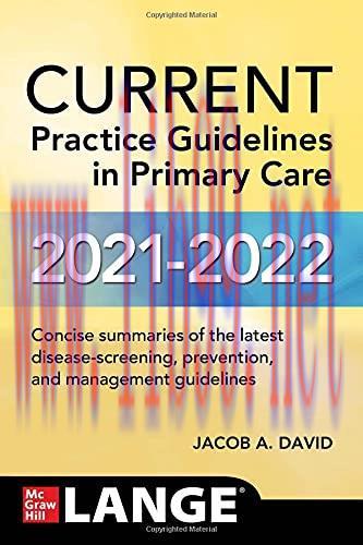[AME]CURRENT Practice Guidelines in Primary Care 2021 - 2022 (Original PDF)