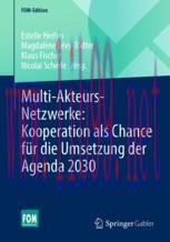 [PDF]Multi-Akteurs-Netzwerke: Kooperation als Chance f&uuml;r die Umsetzung der Agenda 2030