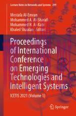 [PDF]Proceedings of International Conference on Emerging Technologies and Intelligent Systems: ...