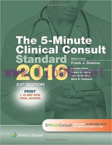 [CHM]The 5-Minute Clinical Consult Standard 2016, 24th Edition