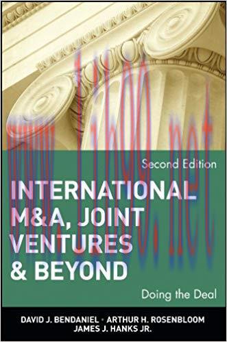 (PDF)International M&A, Joint Ventures and Beyond: Doing the Deal 2nd Edition