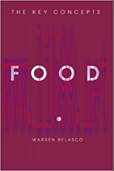 Food: The Key Concepts 1st Edition,