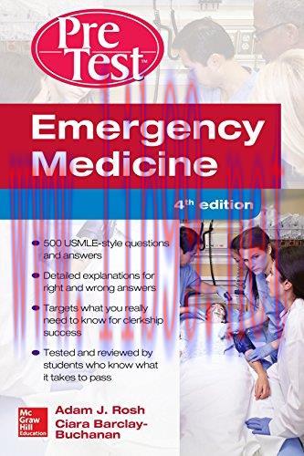 [AME]Emergency Medicine PreTest Self-Assessment and Review, Fourth Edition (EPUB)