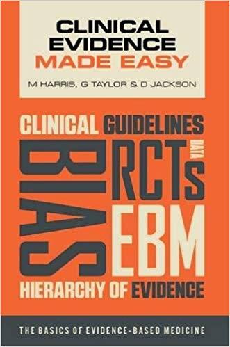 Clinical Evidence Made Easy The basics of evidence-based medicine