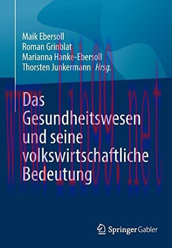 [AME]Das Gesundheitswesen und seine volkswirtschaftliche Bedeutung (German Edition) (Original P...