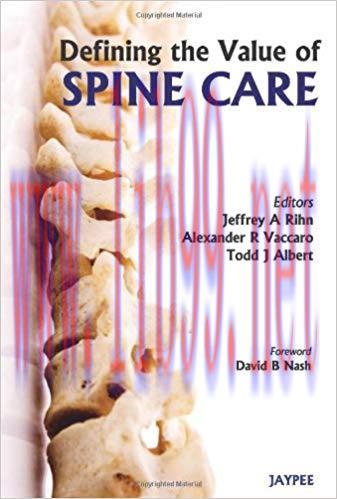 [PDF]Defining the Value of Spine Care