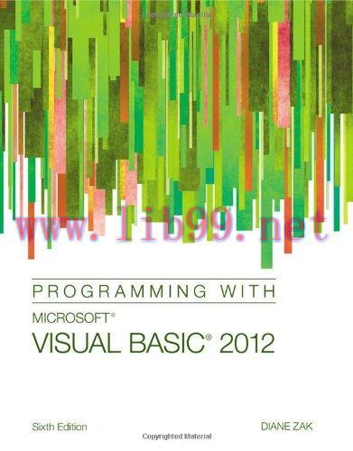 [FOX-Ebook]Programming with Microsoft Visual Basic 2012, 6th Edition