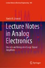 [PDF]Lecture Notes in Analog Electronics: Discrete and Integrated Large Signal Amplifiers