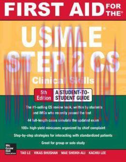 [AME]First Aid for the USMLE Step 2 CS, Fifth Edition (EPUB)