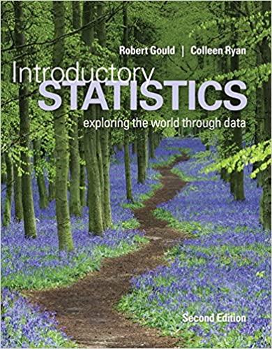 (Test Bank)Introductory Statistics, 2nd Edition by Robert N. Gould.zip