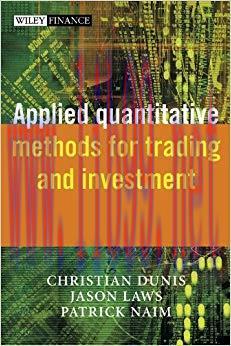 (PDF)Applied Quantitative Methods for Trading and Investment (The Wiley Finance Series Book 232...